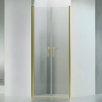 Westy || Gold 80 kétszárnyú nyíló zuhanyajtó, 195cm, 6mm, NANO
