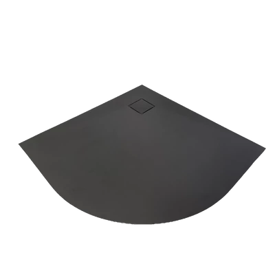 Cagliari Black 80x80x2,6 cm íves, SMC zuhanytálca