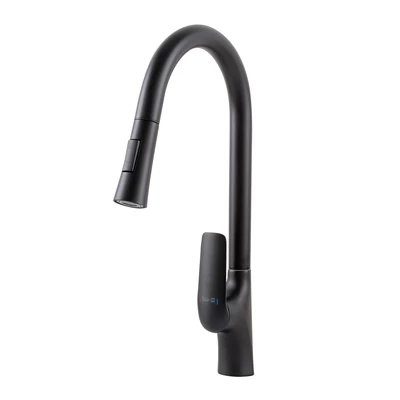 Ibiza || Black kihúzható konyhai csaptelep