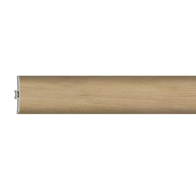 W-STEP || burkolatváltó SPC padlóhoz, ragasztható,világos tölgy mintás, 2400x46x7 mm