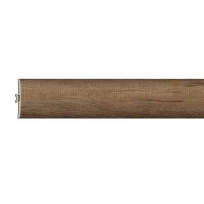 W-STEP || burkolatváltó SPC padlóhoz, ragasztható, rusztikus tölgy mintás, 2400x46x7 mm