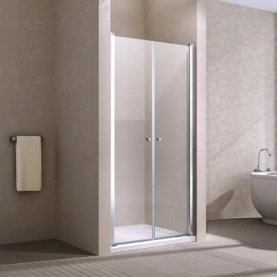 Westy 80 kétszárnyú nyíló zuhanyajtó, 195cm, 6mm