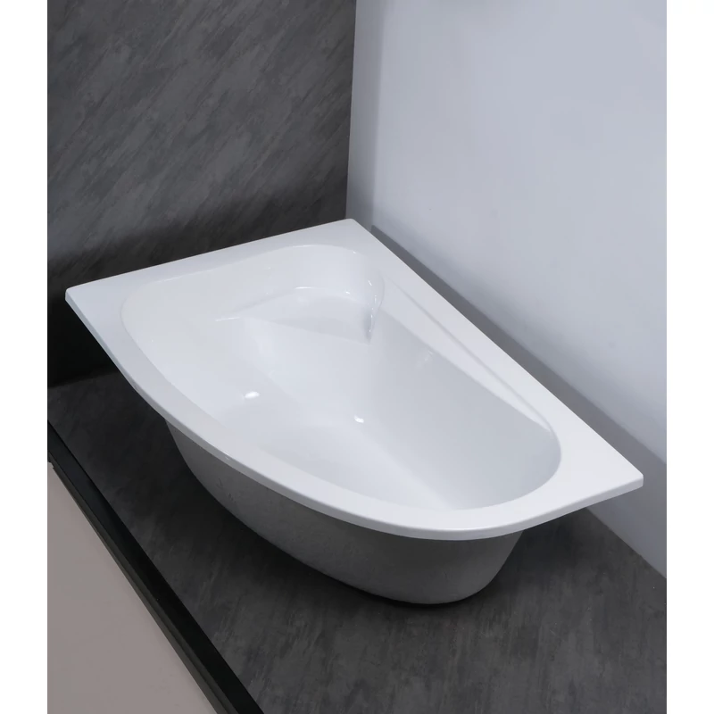 Nizza aszimmetrikus kád bal 150x100 cm