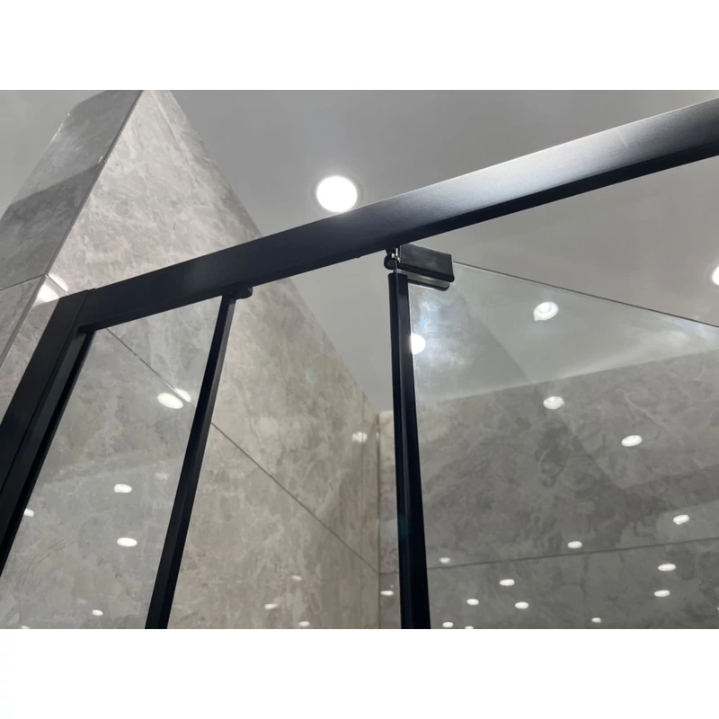 Firenze || zuhanykabin Black 6mm 70 cm, NANO