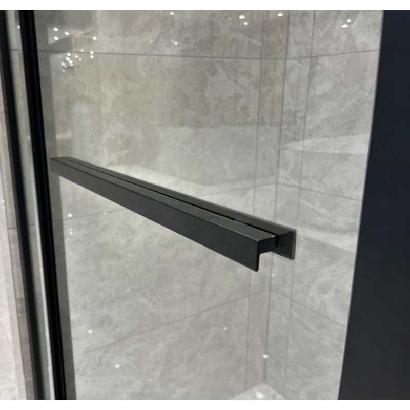 Firenze || zuhanykabin Black 6mm 70 cm, NANO