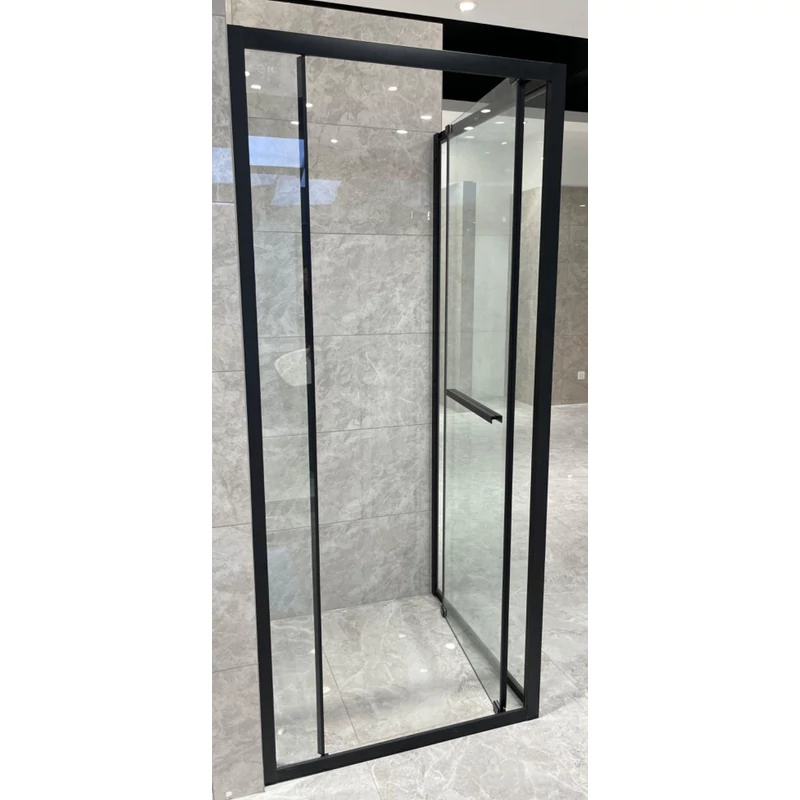Firenze || zuhanykabin Black 6mm 70 cm, NANO