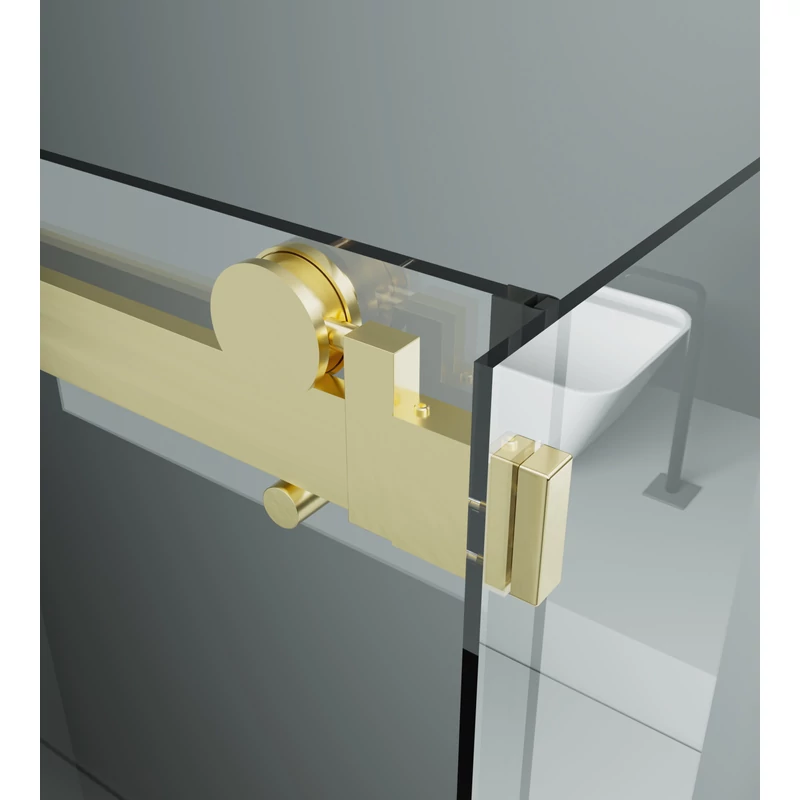 Milano Duo Gold zuhanykabin 80x120, 195cm, 8mm, NANO