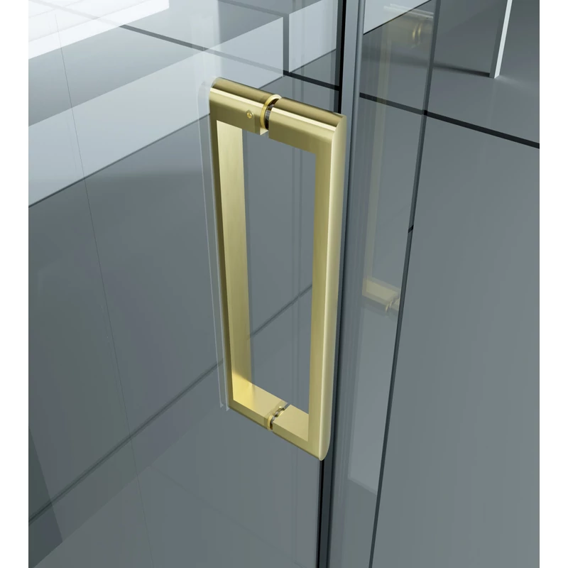 Milano Duo Gold zuhanykabin 80x120, 195cm, 8mm, NANO