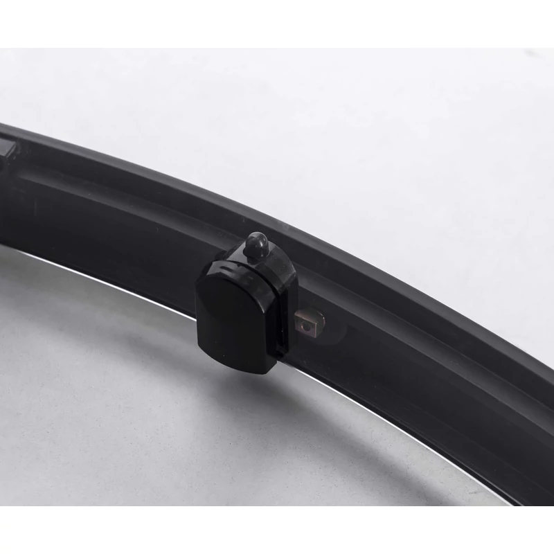 Murcia || Black íves zuhanykabin 80x80, 190cm, 6mm, NANO