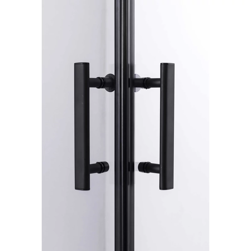 Motril || Black zuhanykabin 100x100, 190cm, 6mm, NANO