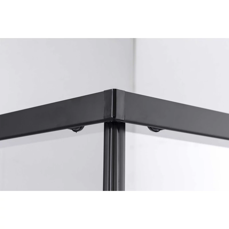 Motril || Black zuhanykabin 100x100, 190cm, 6mm, NANO