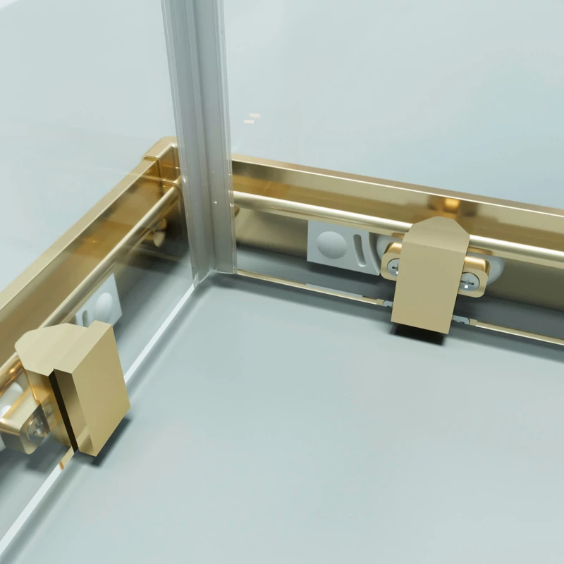 Motril || Gold zuhanykabin 80x80 190cm, 6mm, NANO