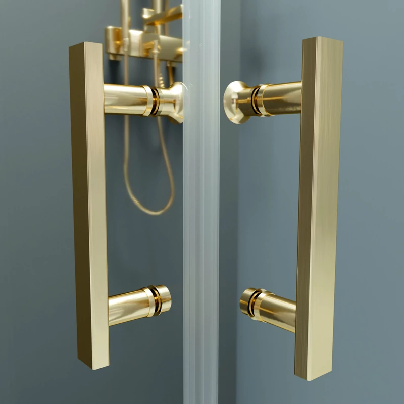 Motril || Gold zuhanykabin 80x80 190cm, 6mm, NANO