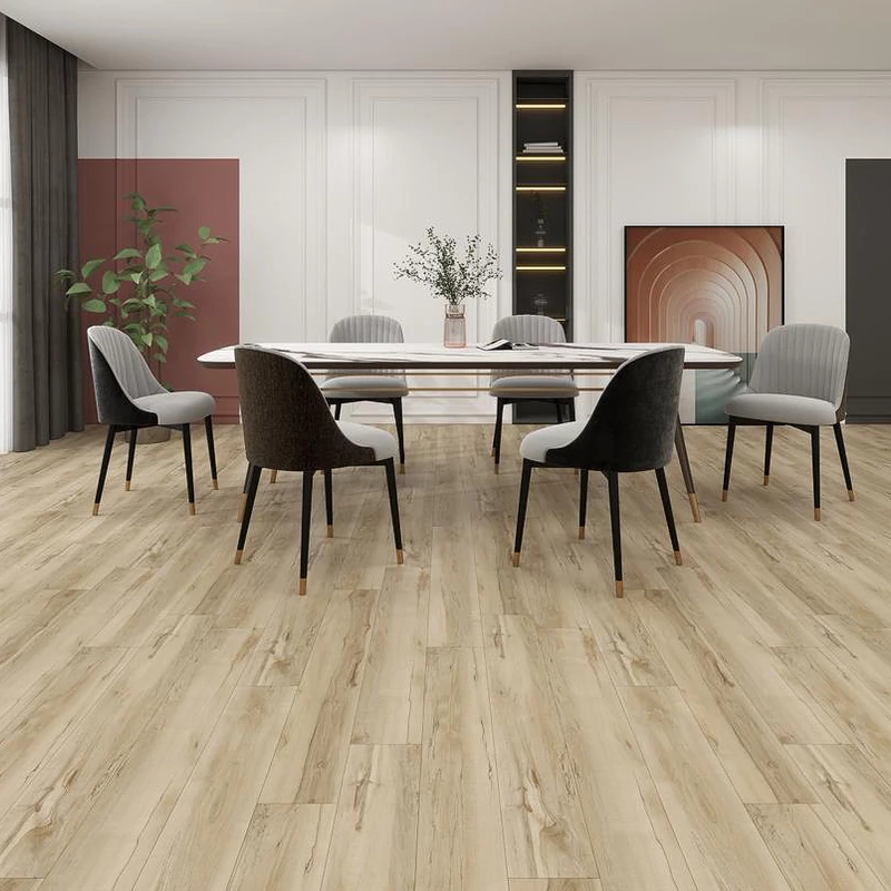 W-STEP || SPC vinyl padló, juhar mintás, 1220x183x5 mm