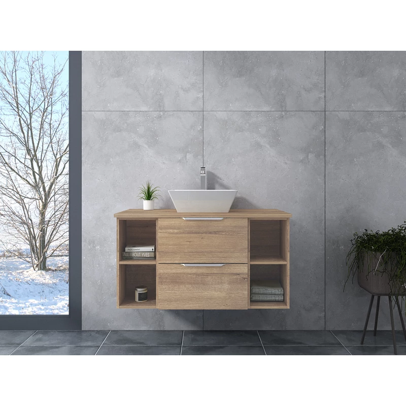 Rennes || Sonoma fürdőszoba szekrény mosdóval