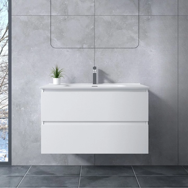 Catania || White fürdőszoba szekrény mosdóval 60cm