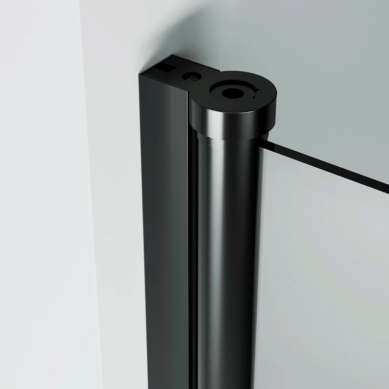 Madeira Black 80 nyíló zuhanyajtó, 190cm, 6mm, NANO