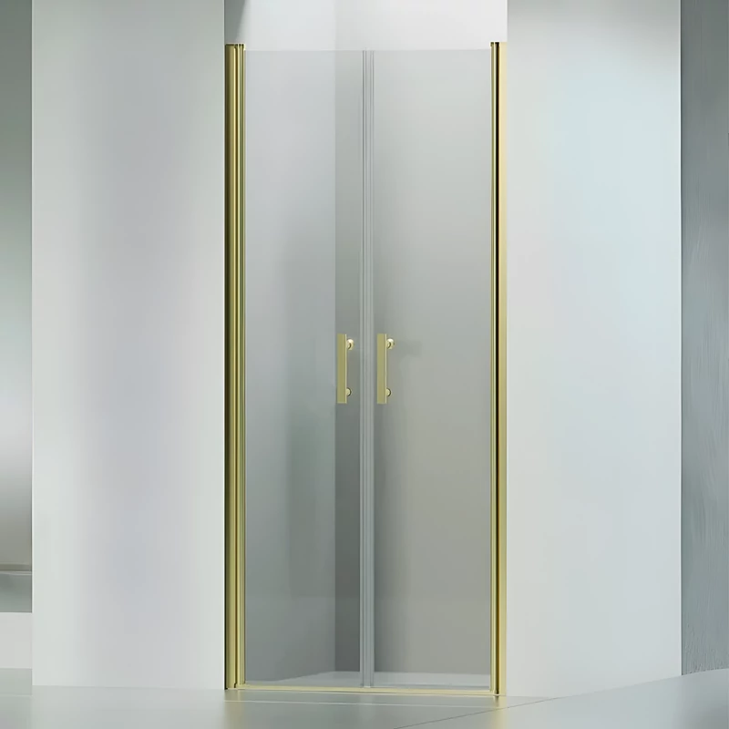 Westy || Gold 80 kétszárnyú nyíló zuhanyajtó, 195cm, 6mm, NANO