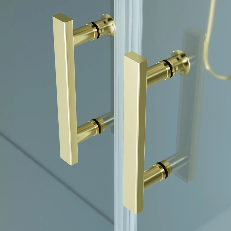 Westy || Gold 80 kétszárnyú nyíló zuhanyajtó, 195cm, 6mm, NANO