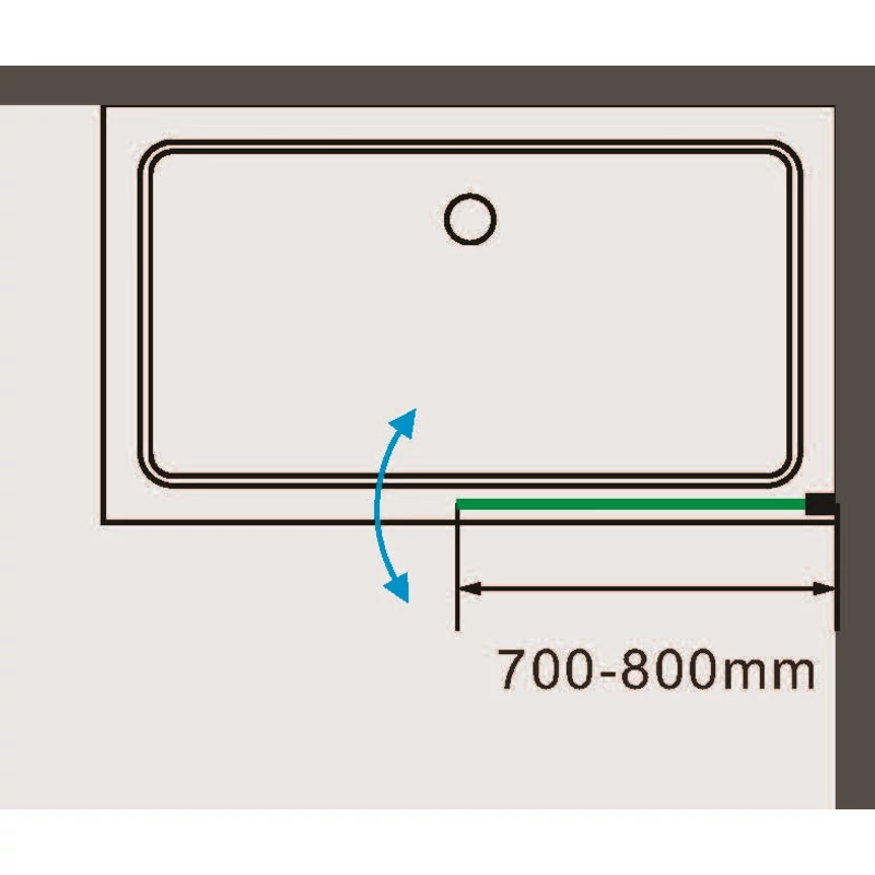 Evora || 6mm, 70x140, kádparaván
