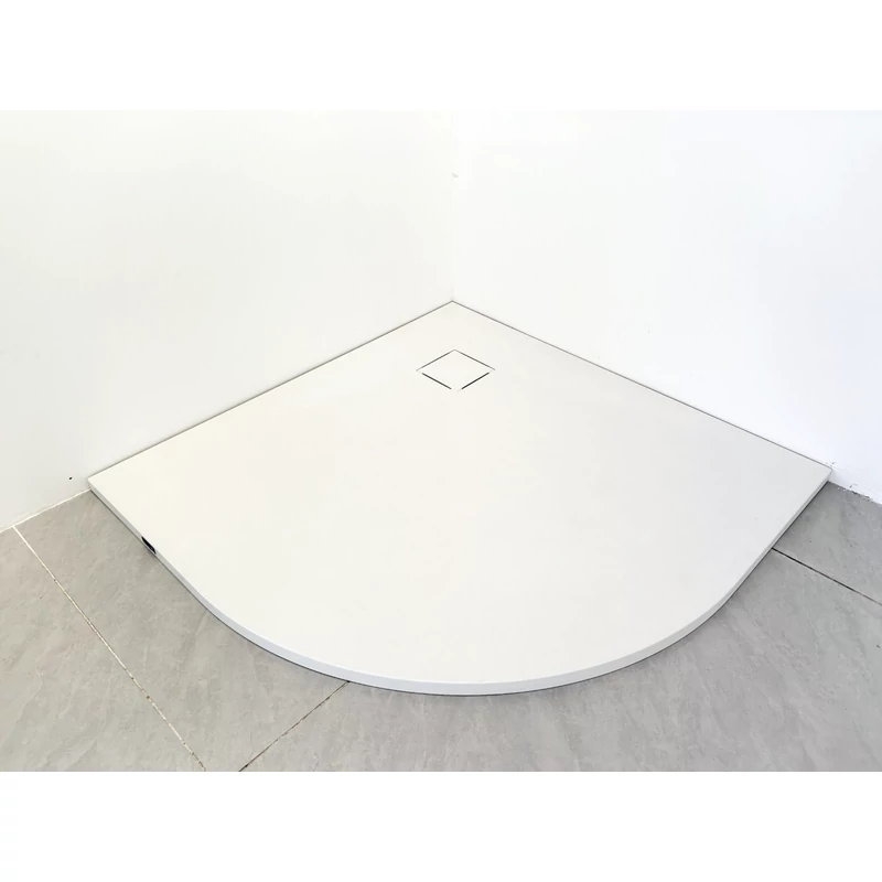Cagliari White 80x80x2,6 cm íves, SMC zuhanytálca