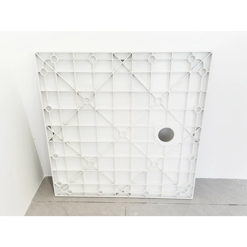 Cagliari White 80x100x2,6 cm szögletes, SMC zuhanytálca
