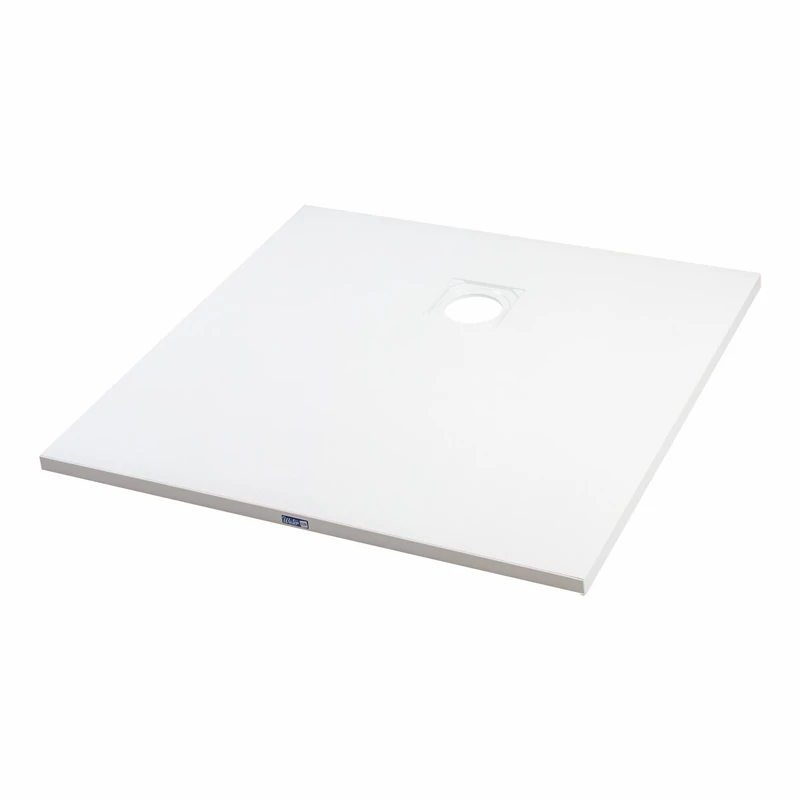 Cagliari White 80x80x2,6 cm szögletes, SMC zuhanytálca szifonnal