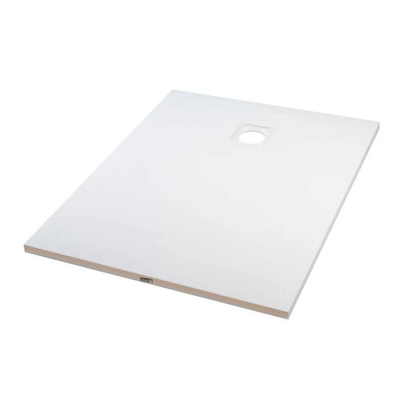 Cagliari || White 80x120x2,6 cm szögletes, SMC zuhanytálca szifonnal