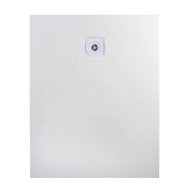 Cagliari || White 80x120x2,6 cm szögletes, SMC zuhanytálca szifonnal