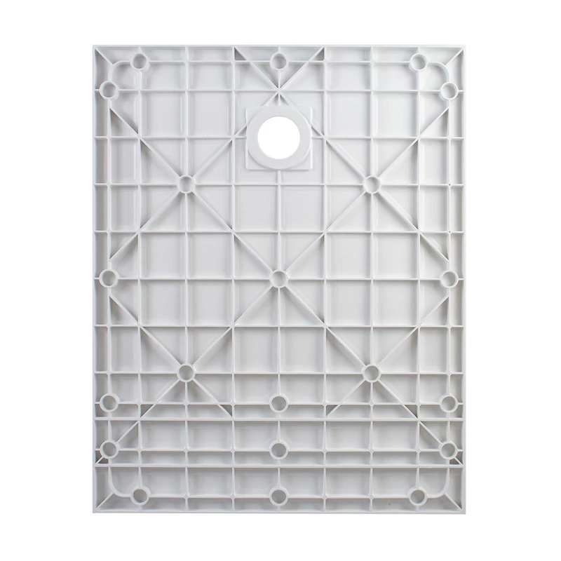 Cagliari || White 80x120x2,6 cm szögletes, SMC zuhanytálca szifonnal