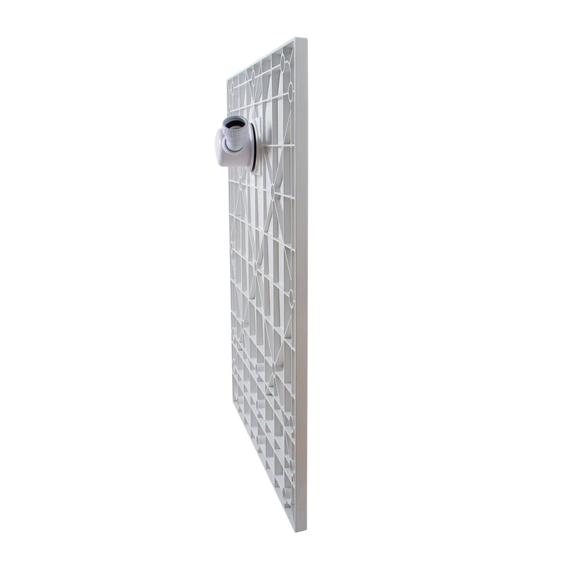 Cagliari || White 80x120x2,6 cm szögletes, SMC zuhanytálca szifonnal