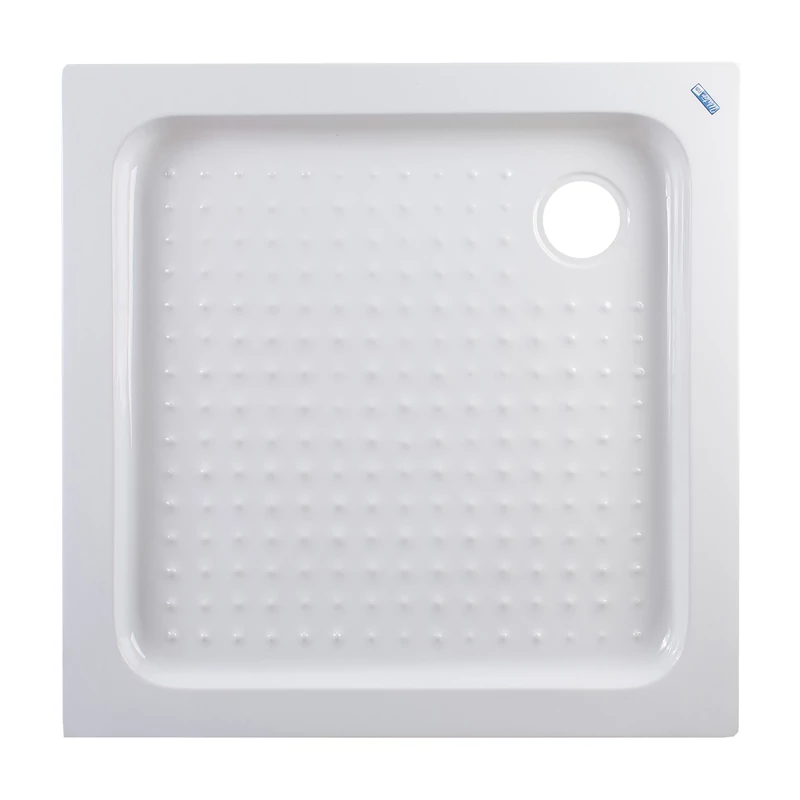Almagro 90x90x13,5 cm szögletes, akril zuhanytálca szifonnal