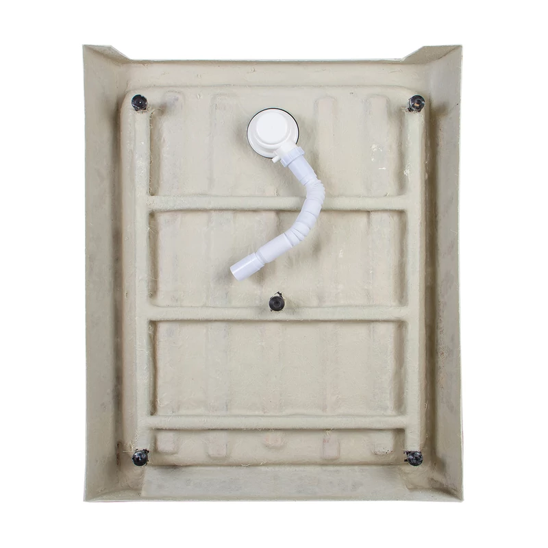 Almagro 80x100x13,5 cm szögletes, téglalap alakú, akril zuhanytálca szifonnal