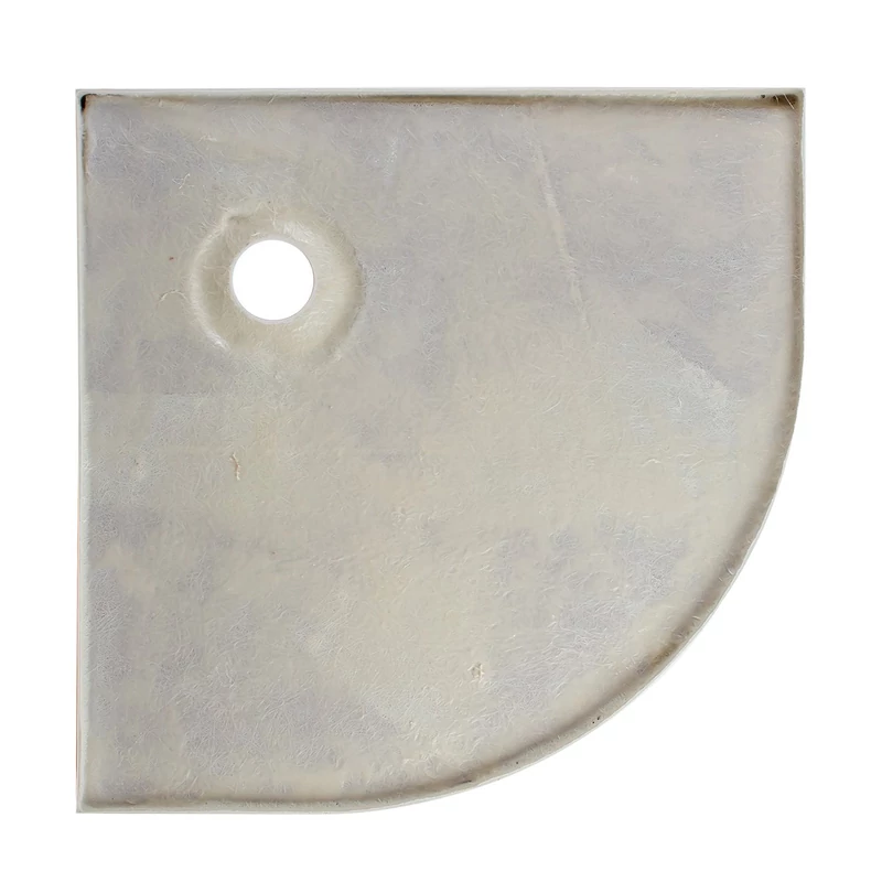 Coria 90x90x5 cm íves, akril zuhanytálca szifonnal