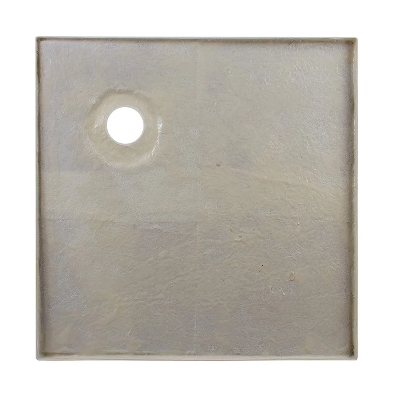 Coria 80x80x5 cm szögletes, akril zuhanytálca szifonnal
