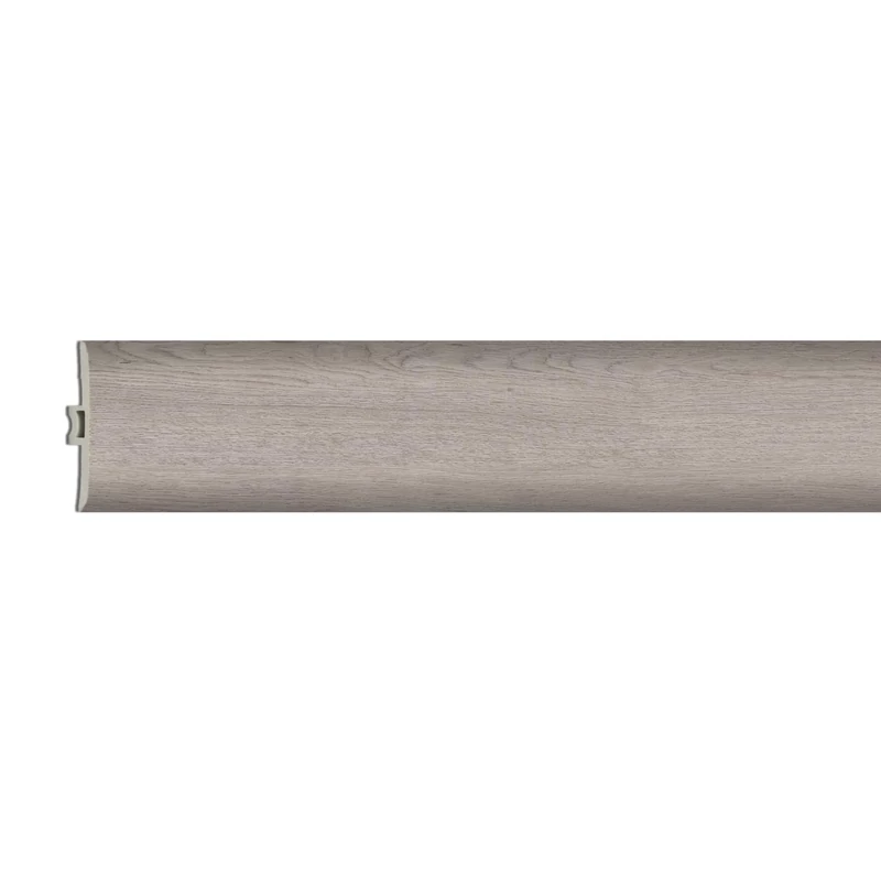 W-STEP || burkolatváltó SPC padlóhoz, ragasztható, szürke tölgy mintás, 2400x46x7 mm