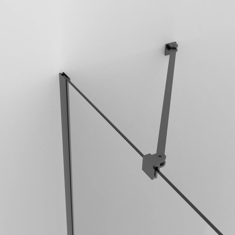 Rubio || Black zuhanykabin 80x80 195cm, 6mm, NANO