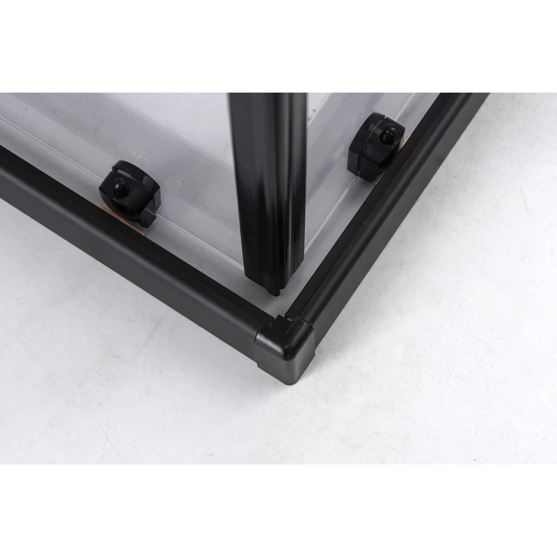 Toulon || 6mm Black zuhanykabin 70*70 190cm