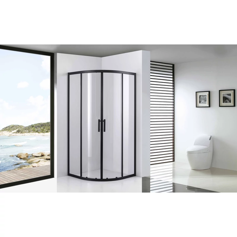 Avignon || 6mm Black íves zuhanykabin 70*70 190cm